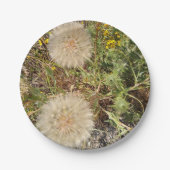 Dandelion-Borden voor fotopapier Papieren Bordje (Voorkant)