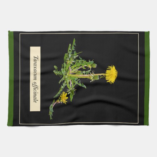 Dandelion botanical theedoek (Horizontaal)