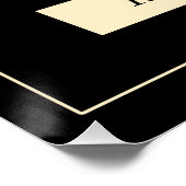 Dandelion botanisch Glossy Poster (Hoek)