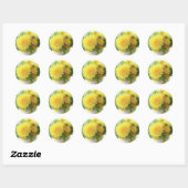 Dandelion Bouquet Ronde Sticker (Vel)