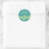 Dandelion Breeze Ronde Sticker (Tas)