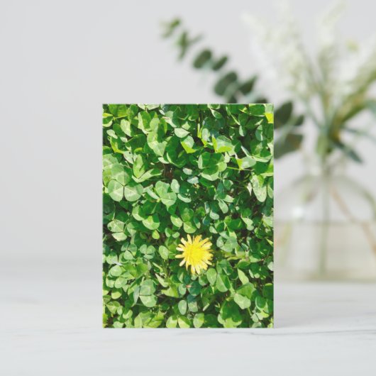 dandelion briefkaart (Staand voorkant)