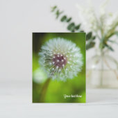 Dandelion Briefkaart (Staand voorkant)