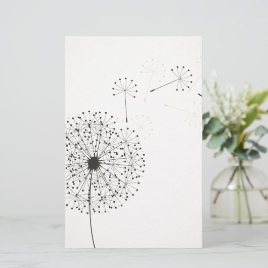 Dandelion Briefpapier (Staand voorkant)