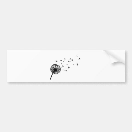 dandelion bumpersticker (Voorkant)
