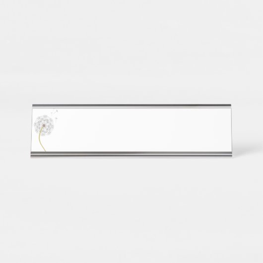 Dandelion Bureau Naambordje (Voorkant)
