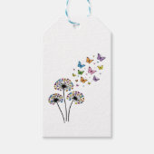 Dandelion butterfly flow cadeaulabel (Voorkant)