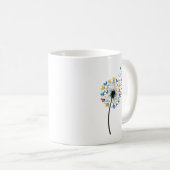 Dandelion butterfly flow koffiemok (Voorkant rechts)