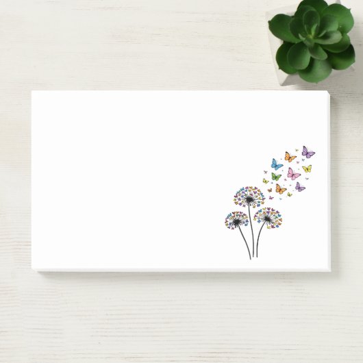 Dandelion butterfly flow post-it® notes (Kantoor)