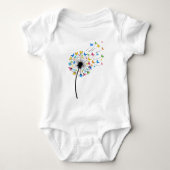 Dandelion butterfly flow romper (Voorkant)