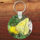 Dandelion Butterfly Sleutelhanger (Voorkant)