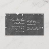 Dandelion Bwaaien in de wind Visitekaartje (Achterkant)