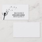 Dandelion Calling Card Contactkaartje (Voorkant / Achterkant)