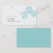 Dandelion Calling Card op de vloer Contactkaartje (Voorkant / Achterkant)
