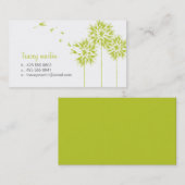 Dandelion Calling Card op de vloer Contactkaartje (Voorkant / Achterkant)