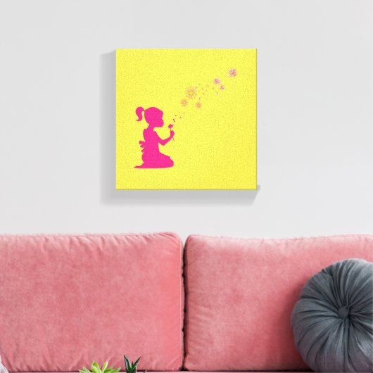 Dandelion Canvas Afdruk (Insitu (Woonkamer))