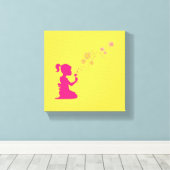 Dandelion Canvas Afdruk (Insitu (Houten vloer))