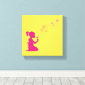 Dandelion Canvas Afdruk (Insitu (Houten vloer))