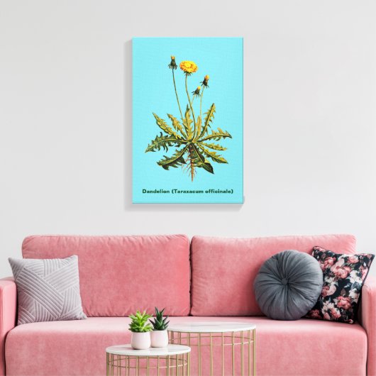 Dandelion Canvas Afdruk (Insitu (Woonkamer))