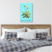 Dandelion Canvas Afdruk (Insitu (Slaapkamer))