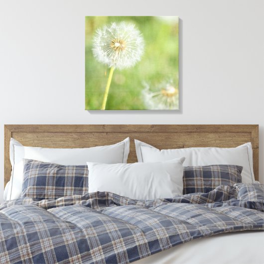 Dandelion Canvas Afdruk (Insitu (Slaapkamer))