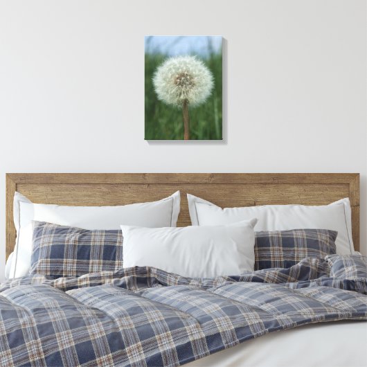 Dandelion Canvas afdrukken (Insitu (Slaapkamer))