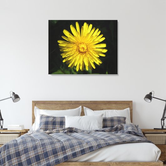 Dandelion Canvas afdrukken (Insitu (Slaapkamer))