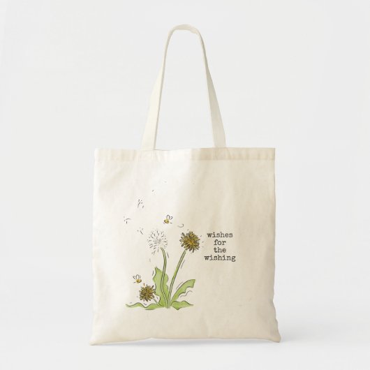Dandelion canvas tas (Voorkant)