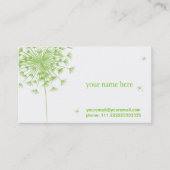 Dandelion card visitekaartje (Voorkant)