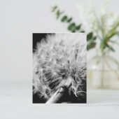 Dandelion Clock Briefkaart (Staand voorkant)