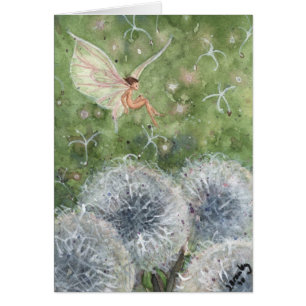 "Dandelion Clock Fae"-kaart