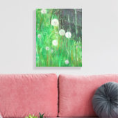 Dandelion Clocks in Grass 2008 oil op canvas Afdruk (Insitu (Woonkamer))