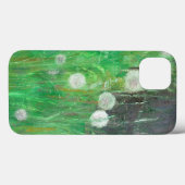 Dandelion Clocks in Grass 2008 oil op canvas Case-Mate iPhone Case (Achterkant (horizontaal))