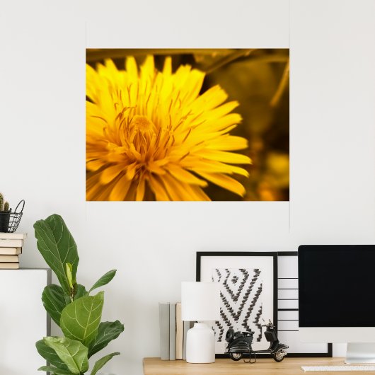 Dandelion Close Poster (Thuiskantoor)