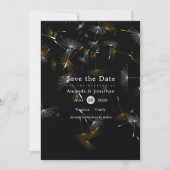 Dandelion Confetti Wedding Save The Date (Voorkant)