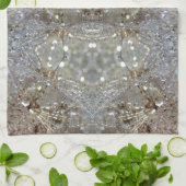 Dandelion Crystal-ontwerp Theedoek (Gevouwen)