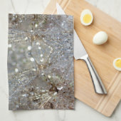 Dandelion Crystal-ontwerp Theedoek (Quarter Fold)