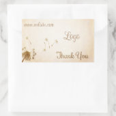 Dandelion Custom Business Logo Sticker (Tas)