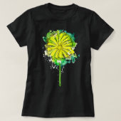 Dandelion dandelion flower botanist waterverf sum t-shirt (Design voorkant)