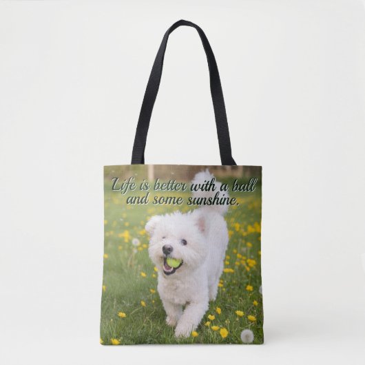 Dandelion Days Tote Bag (Voorkant)