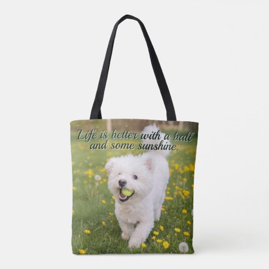 Dandelion Days Tote Bag (Achterkant)