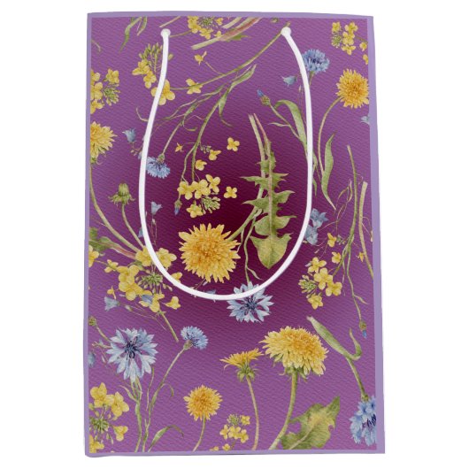 Dandelion Delight Gift Bag Medium Cadeauzakje (Voorkant)