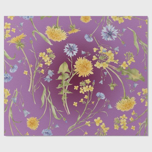 Dandelion Delight Wrapping Paper Cadeaupapier (Vlak)