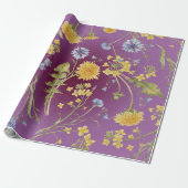 Dandelion Delight Wrapping Paper Cadeaupapier (Uitgerold)