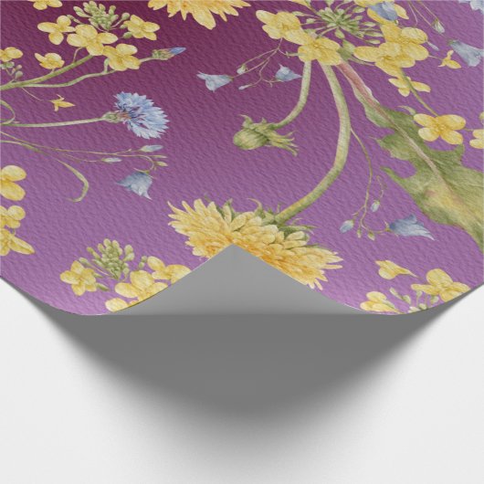 Dandelion Delight Wrapping Paper Cadeaupapier (Hoek)