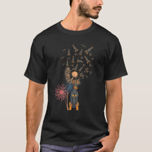 Dandelion Doberman Eigenaar van Dog Animal Pet Own T-shirt