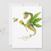 Dandelion Dragon & Bee-kaart Bedankkaart (Voorkant)
