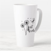Dandelion Dragonfly enkel Breathe Latte Mok (Rechterhoek)