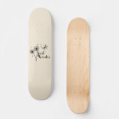 Dandelion Dragonfly enkel Breathe Persoonlijk Skateboard (Voorkant)