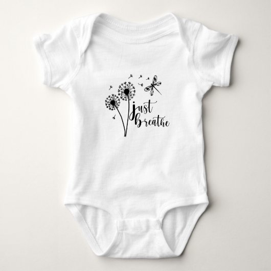 Dandelion Dragonfly enkel Breathe Romper (Voorkant)